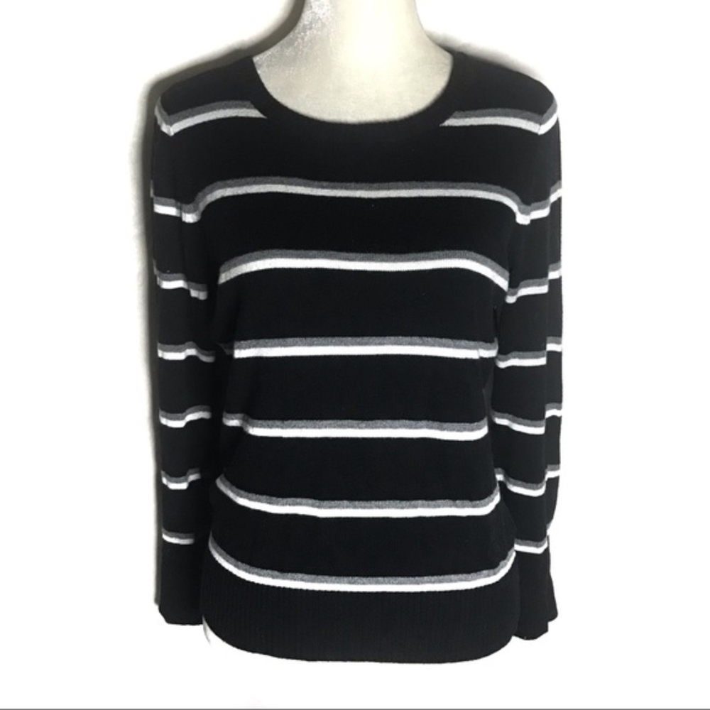 💎 Merona cotton minimalist stripe crew sweater